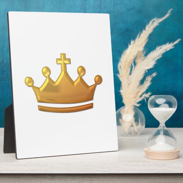 Placa Expositora Crown Golden "3-D" (Lado)