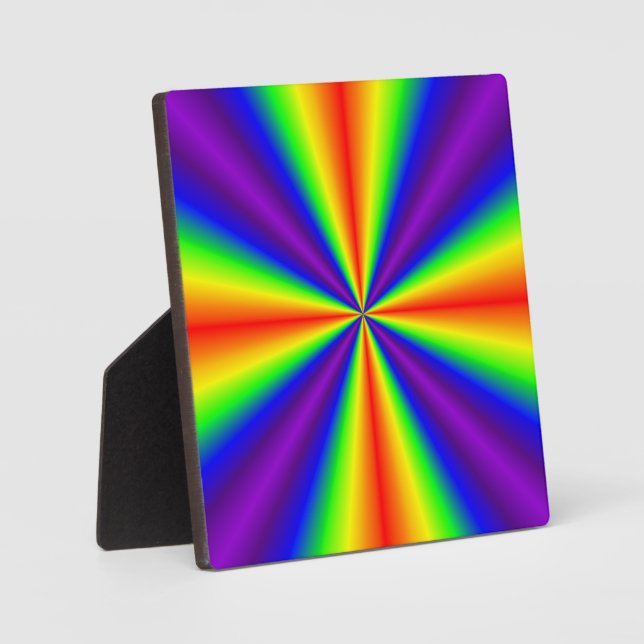 Placa Expositora Cruz del Arcoiris (Anverso)