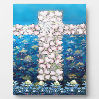 Placa Expositora Cruz floral