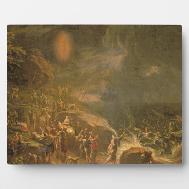 Placa Expositora Cruzando el Mar Rojo (Frente)