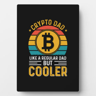 Placa Expositora Crypto Dad Retro Sunset