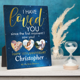 Placa Expositora Cualquier Collage de fotos de corazón amado de ani