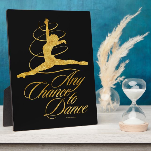 Placa Expositora Cualquier Oportunidad De Bailar (Lado)