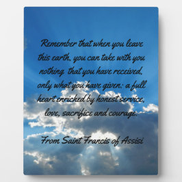 Placa Expositora Cuando te vas