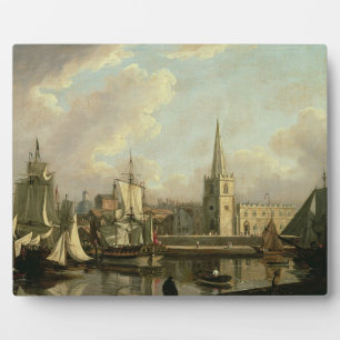 Placa Expositora Cuenca del muelle de George, Liverpool, 1797 (petr