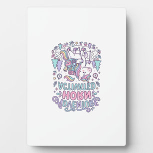 Placa Expositora Cuerno de Aventura de Unicornio Activado Gráfico P