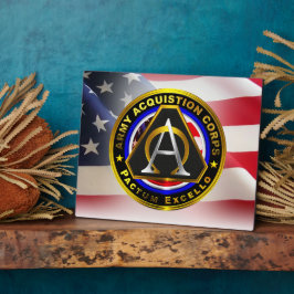 Placa Expositora Cuerpo de Adquisiciones