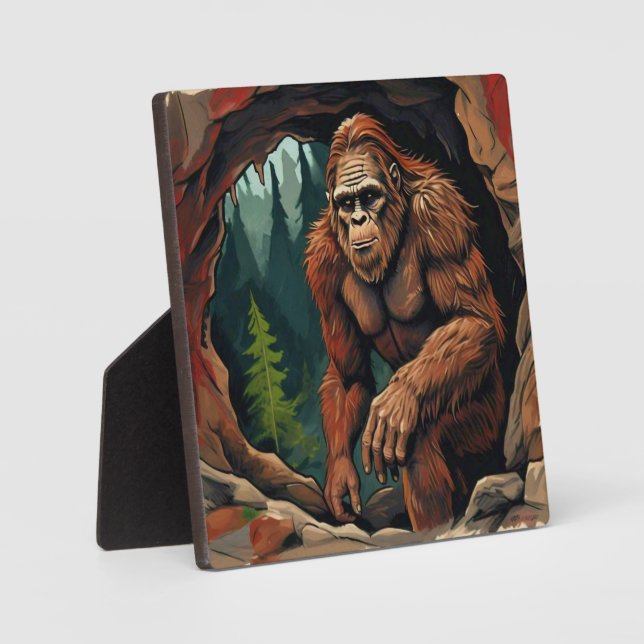 Placa Expositora Cueva Sasquatch (Anverso)