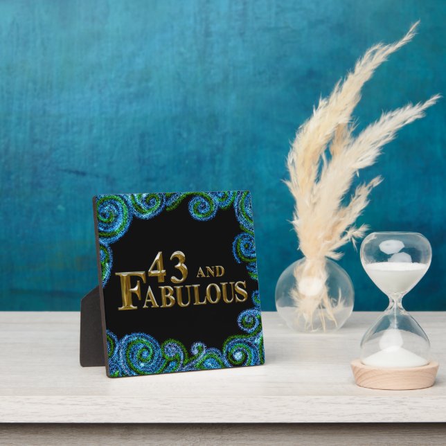 Placa Expositora Cumpleaños 43  (in situ)