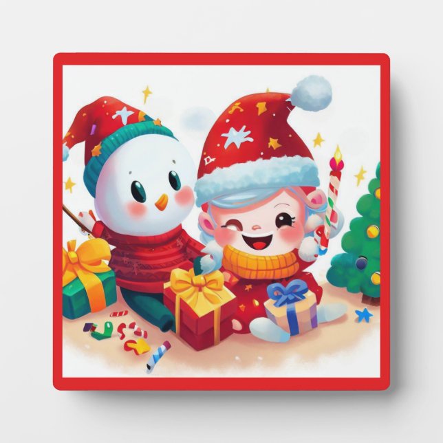 Placa Expositora Cumpleaños 5 de los navidades (Frente)