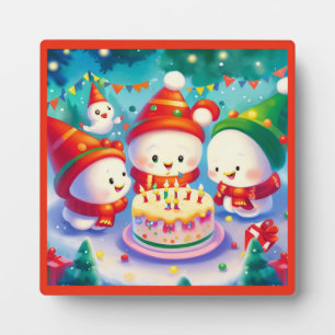 Placa Expositora Cumpleaños 6 de los navidades