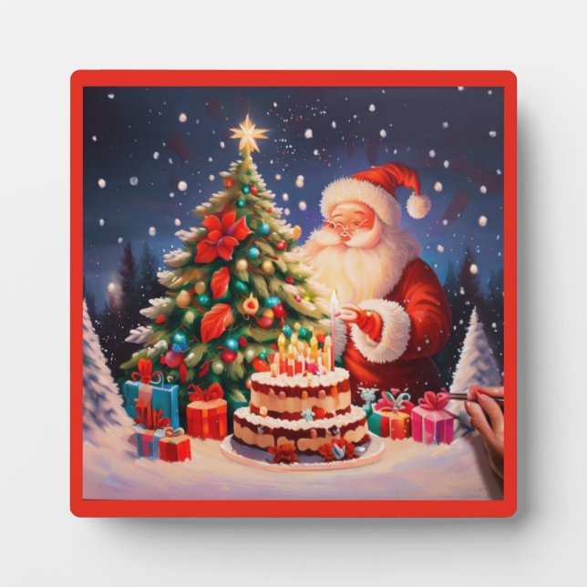 Placa Expositora Cumpleaños de Navidad 11 (Frente)