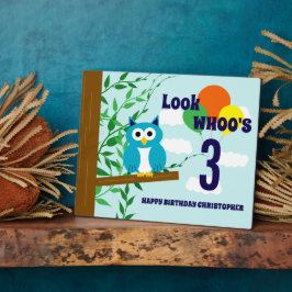 Placa Expositora Cumpleaños de Owl