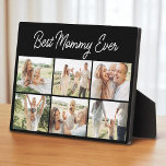 Placa Expositora Custom 6 Photo Collage Modern Best Mommy Ever<br><div class="desc">Celebrate her with a sleek and stylish keepsake she will cherish forever. This Modern Best Mommy Ever custom plaque features six photo slots to highlight your most meaningful memories. Its clean layout and contemporary design make it perfect for Mothers Day, birthdays, or any occasion where you want to honor the...</div>