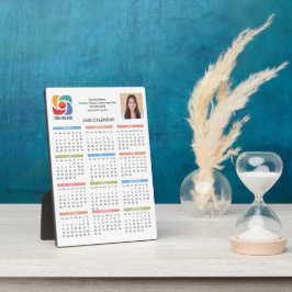 Placa Expositora Custom Business Logo 2026 Calendar Marketing
