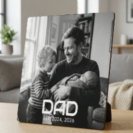 Placa Expositora Custom Dad Established Modern Bold Photo