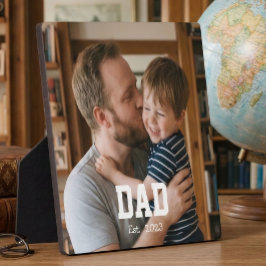 Placa Expositora Custom Dad Established Modern Bold Text