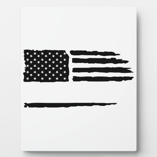 Placa Expositora Custom Distressed Flag (Frente)