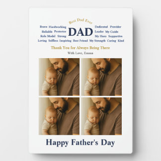 Placa Expositora Custom Father's Day Plaque