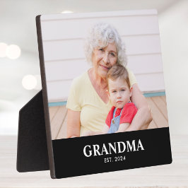 Placa Expositora Custom Grandma Established Modern Bold Photo