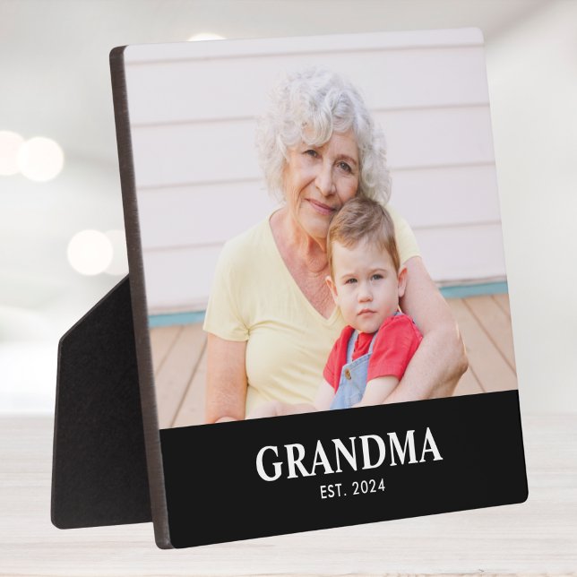 Placa Expositora Custom Grandma Established Modern Bold Photo (Subido por el creador)