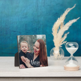 Placa Expositora Custom Mom Established Modern Script