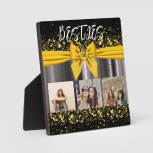 Placa Expositora Cute Besties Best Friends Collage de fotos BFF Mod