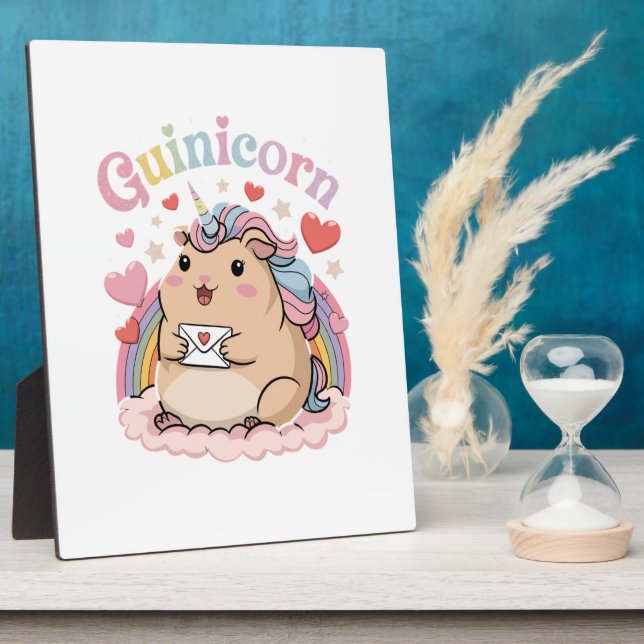 Placa Expositora Cute Capybara Vibes Tabletop Plaque (Lado)