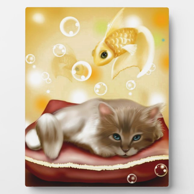 Placa Expositora Cute Dream Kitten (Frente)