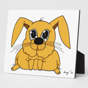 Placa Expositora Cute Fat Bunny Plaque