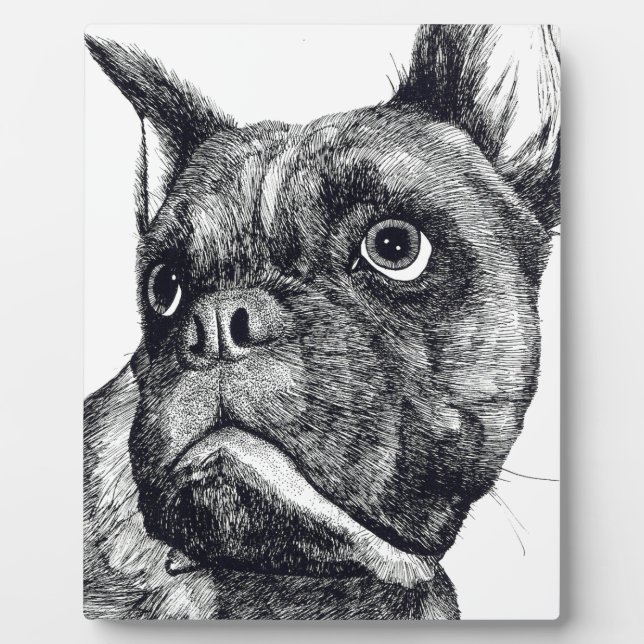 Placa Expositora Cuteness de Boxer Dog (Frente)