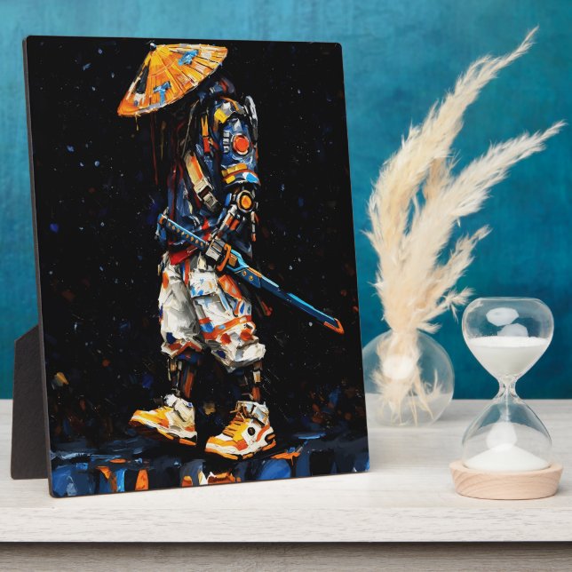 Placa Expositora Cyber Ninja Palette Knife Neon Orange Impasto (Lado)