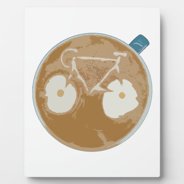 Placa Expositora Cycling Latte Art (Frente)