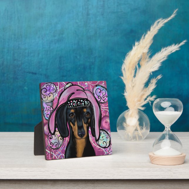 PLACA EXPOSITORA DACHSHUND (in situ)