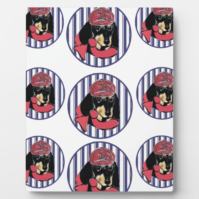 PLACA EXPOSITORA DACHSHUND (Frente)