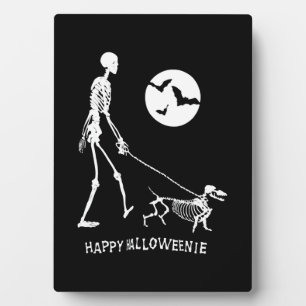 Placa Expositora Dachshund Halloween