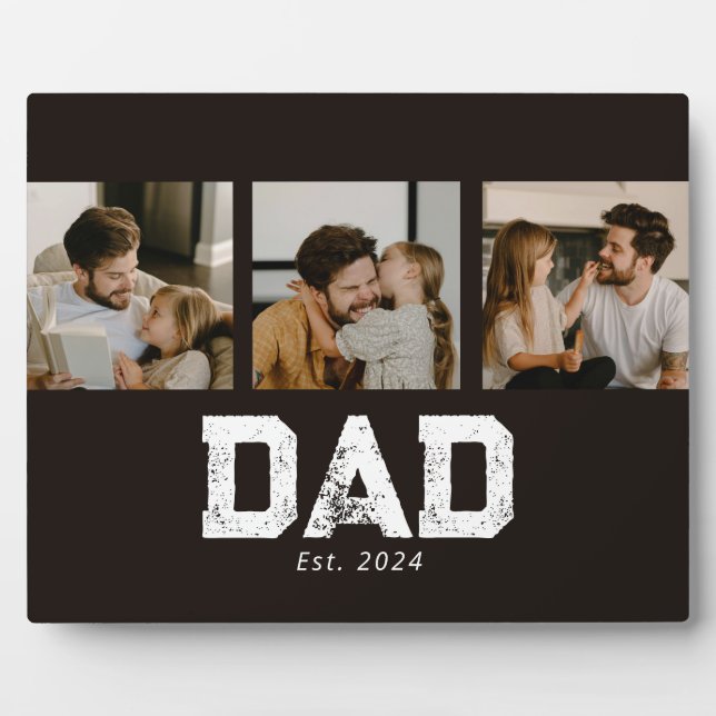 Placa Expositora Dad Established Black Fun 3 Photo (Frente)