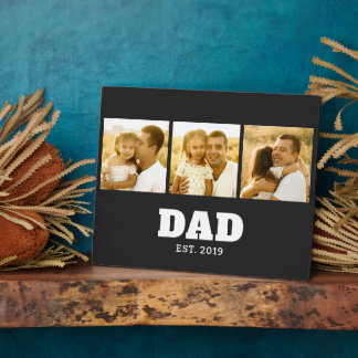 Placa Expositora Dad Established Bold Text Black 3 Photo