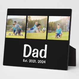 Placa Expositora Dad Established Script Black 3 Photo