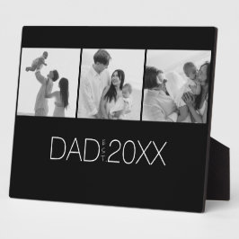 Placa Expositora Dad Established Three Photo Modern