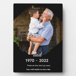 Placa Expositora Dad Memorial Tabletop Plaque with Easel