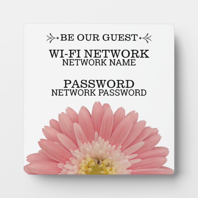 Placa Expositora Daisy Wifi Network (Frente)