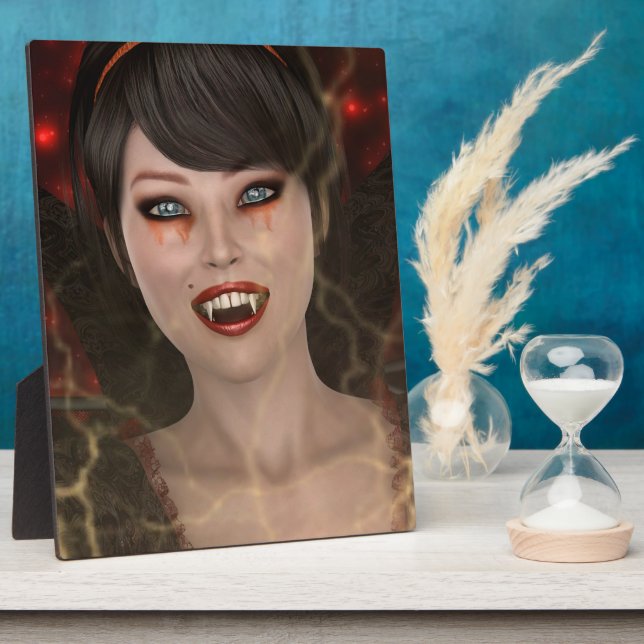 Placa Expositora Dama vampiro (Lado)