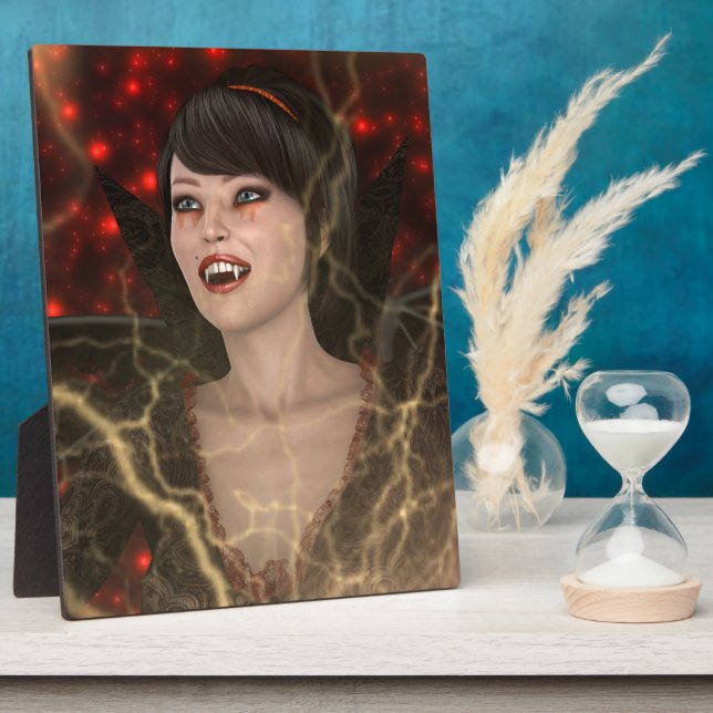 Placa Expositora Dama vampiro (Lado)