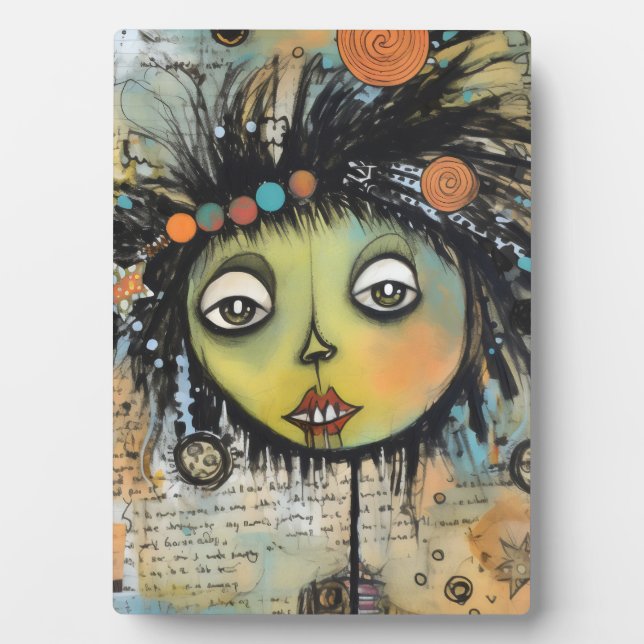 Placa Expositora Damas de arte 7 (Frente)