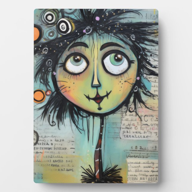 Placa Expositora Damas de arte 9 (Frente)