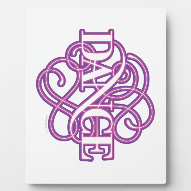 Placa Expositora Dance Flourish (Frente)