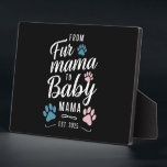 Placa Expositora De cuatro madres a bebé mamá este 2025 perro mamá<br><div class="desc">De cuatro madres a bebé,  mamá este 2025 perro gato nueva mamá</div>