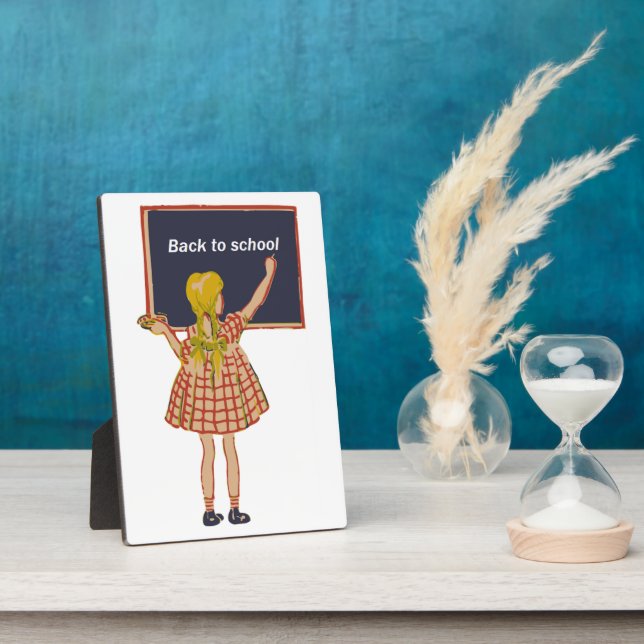 PLACA EXPOSITORA DE VUELTA A LA ESCUELA (Lado)