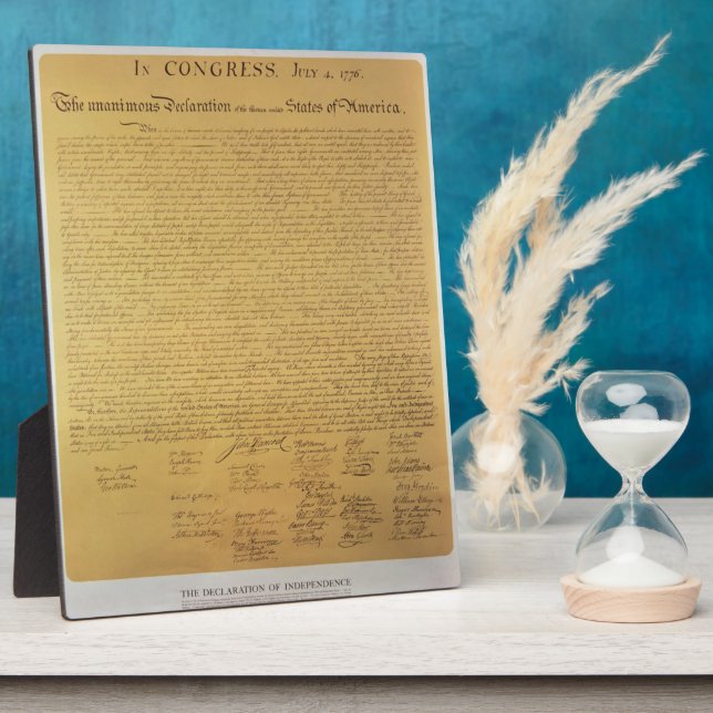 Placa Expositora Declaración de Independencia (Lado)